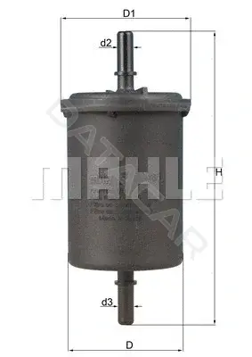 Топливный фильтр KNECHT/MAHLE KL416/1