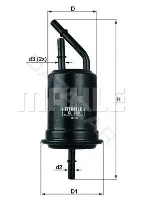 Топливный фильтр KNECHT/MAHLE KL488