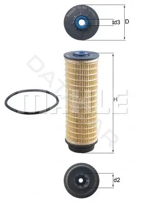 Топливный фильтр KNECHT/MAHLE KX564D