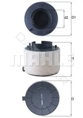 Воздушный фильтр KNECHT/MAHLE LX4249