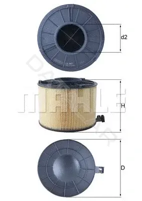 Воздушный фильтр KNECHT/MAHLE LX4411