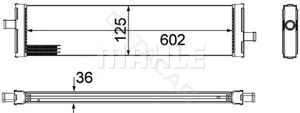 Радиатор охлаждения KNECHT/MAHLE CR1185000P