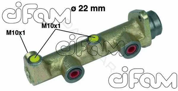 Главный тормозной цилиндр CIFAM 202-134