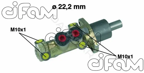 Главный тормозной цилиндр CIFAM 202-198