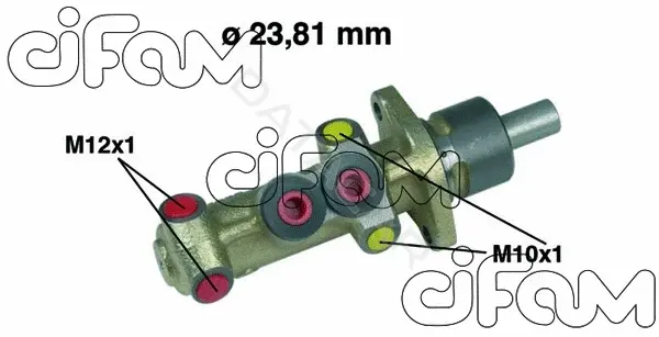 Главный тормозной цилиндр CIFAM 202-223