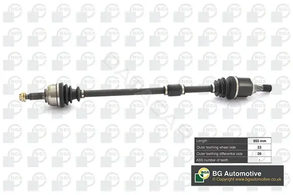 Приводной вал / Полуось BGA DS6310R
