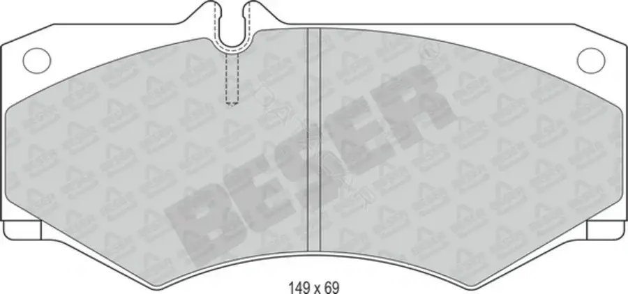 Тормозные колодки BESER 3513