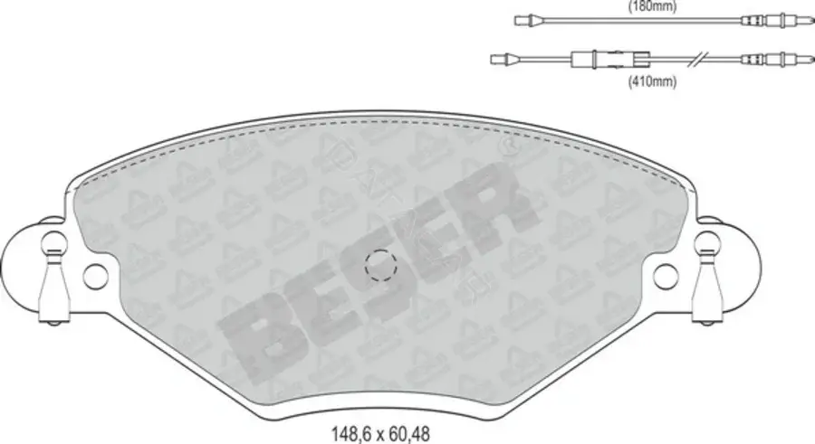 Тормозные колодки BESER 3935