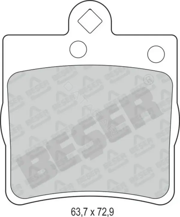 Тормозные колодки BESER 3676