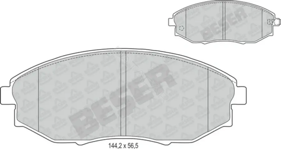 Тормозные колодки BESER 4073
