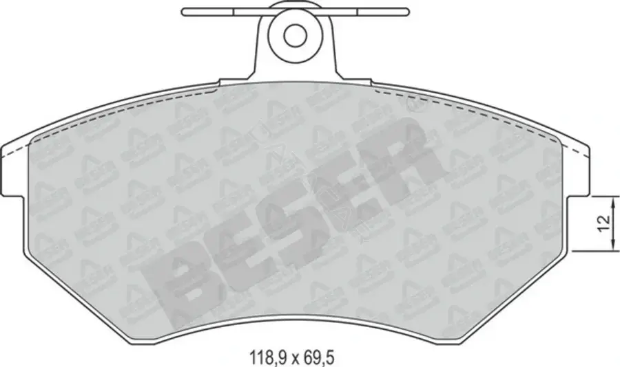 Тормозные колодки BESER 3531