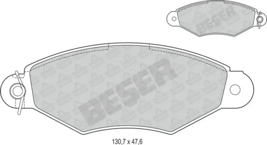 Тормозные колодки BESER 3659