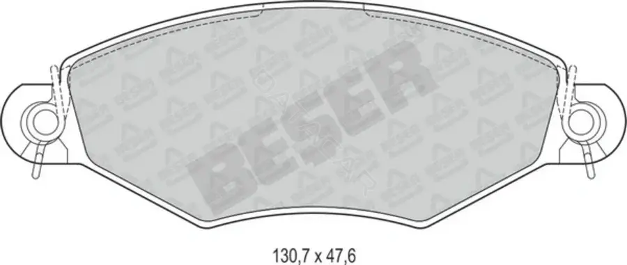 Тормозные колодки BESER 3759