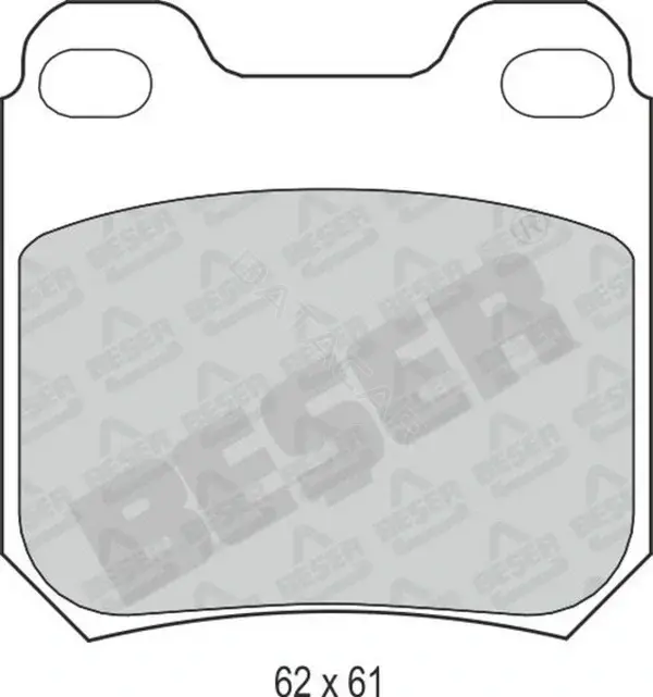 Тормозные колодки BESER 3717