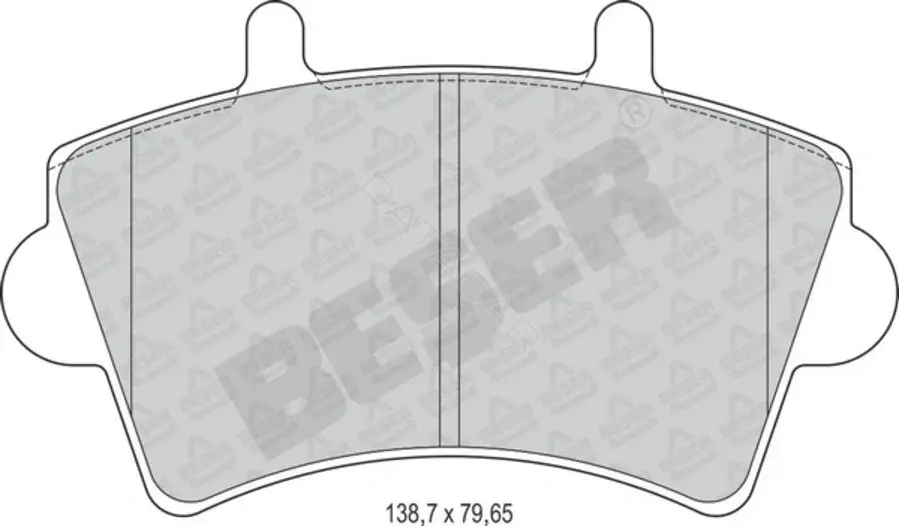 Тормозные колодки BESER 3856