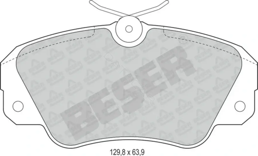 Тормозные колодки BESER 3733
