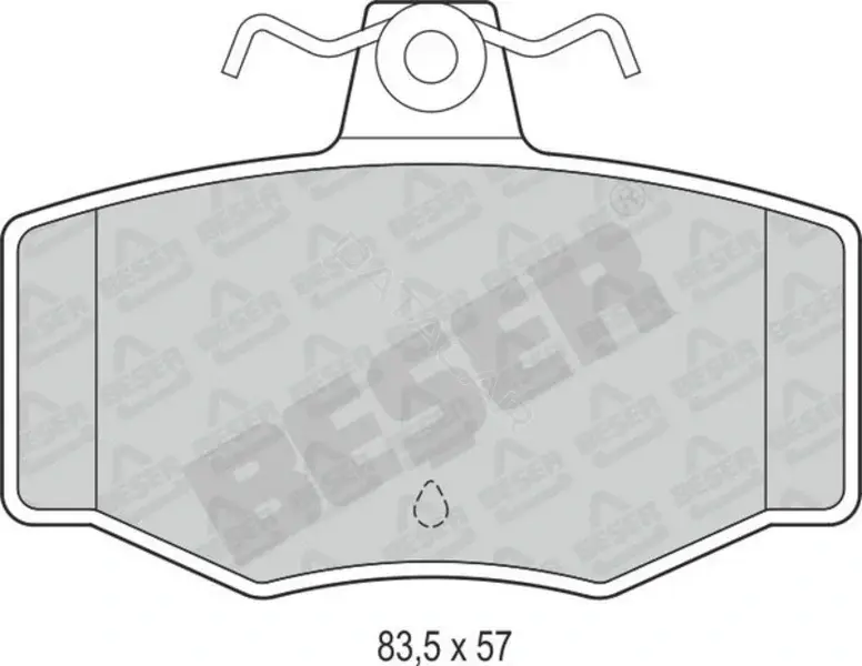 Тормозные колодки BESER 3660
