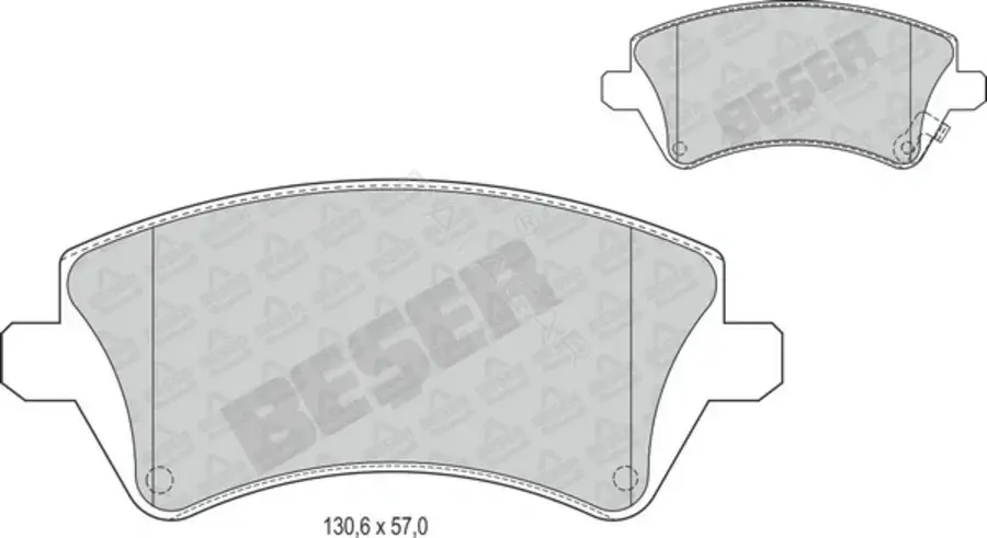 Тормозные колодки BESER 3817