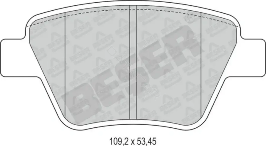 Тормозные колодки BESER 4135