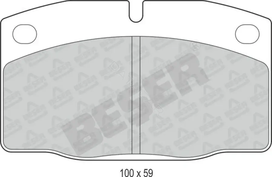 Тормозные колодки BESER 3410
