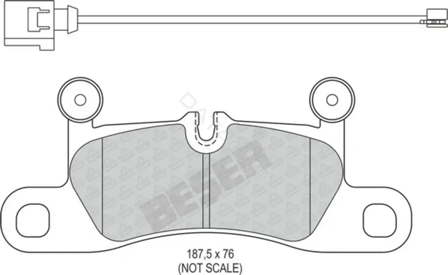 Тормозные колодки BESER 4310