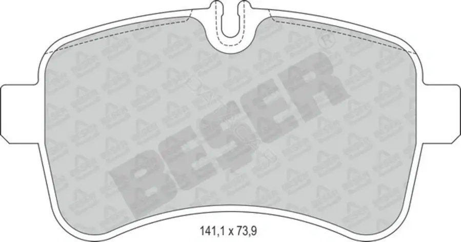 Тормозные колодки BESER 4092