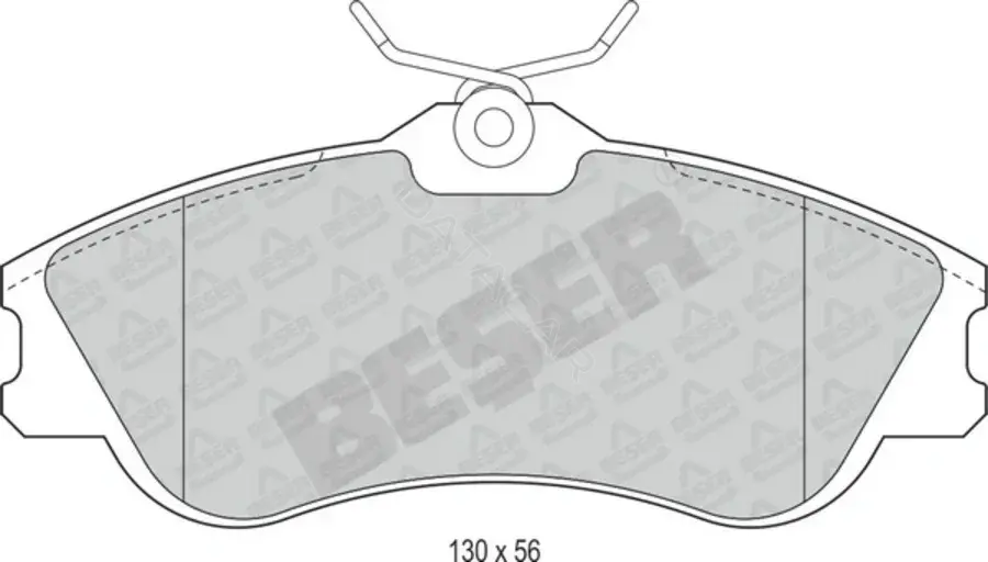 Тормозные колодки BESER 3644