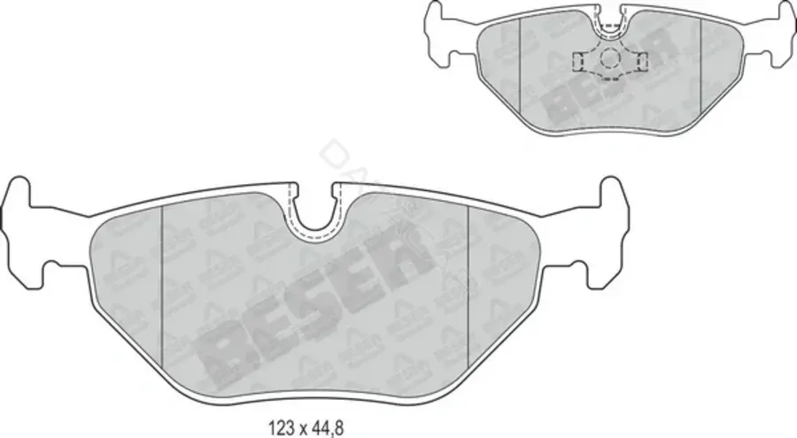 Тормозные колодки BESER 3578