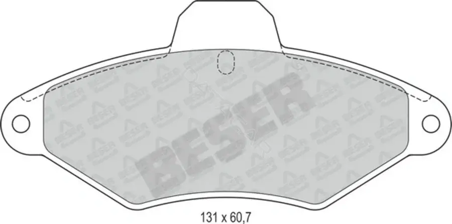 Тормозные колодки BESER 3819