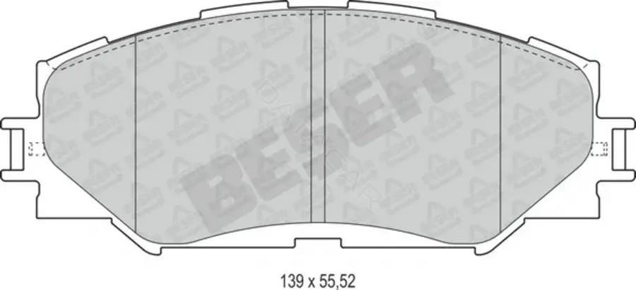 Тормозные колодки BESER 3953