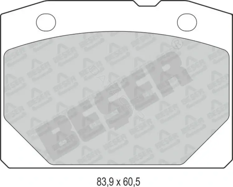 Тормозные колодки BESER 3393