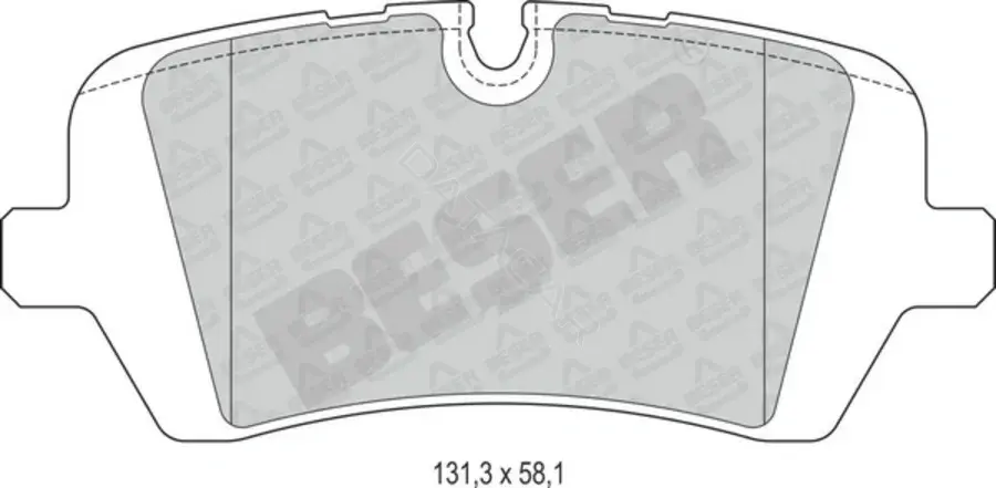 Тормозные колодки BESER 4323