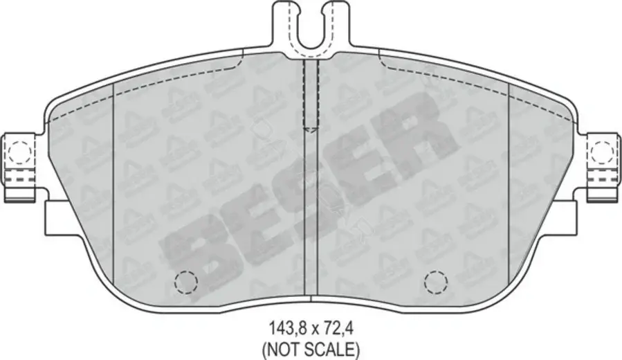 Тормозные колодки BESER 4326