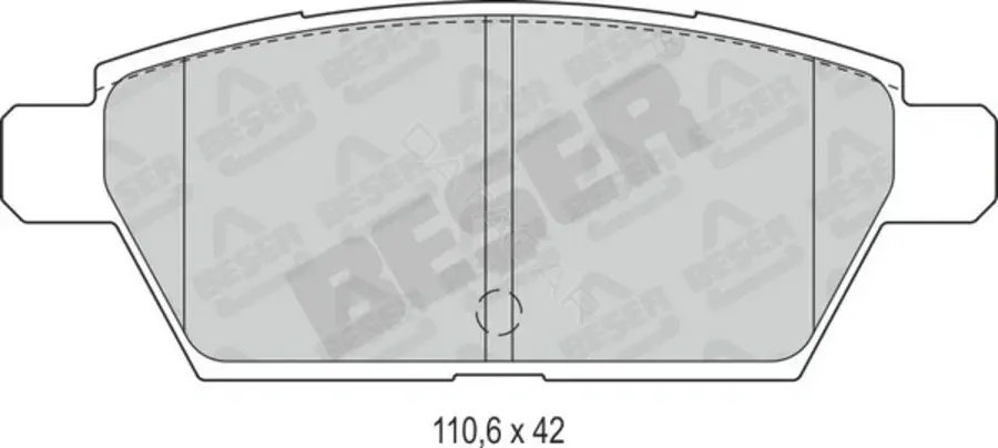Тормозные колодки BESER 4242