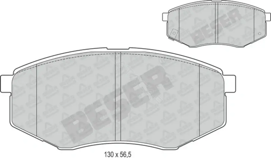 Тормозные колодки BESER 4049