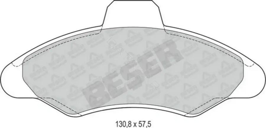Тормозные колодки BESER 3464