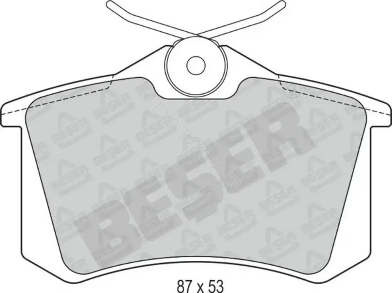 Тормозные колодки BESER 3529