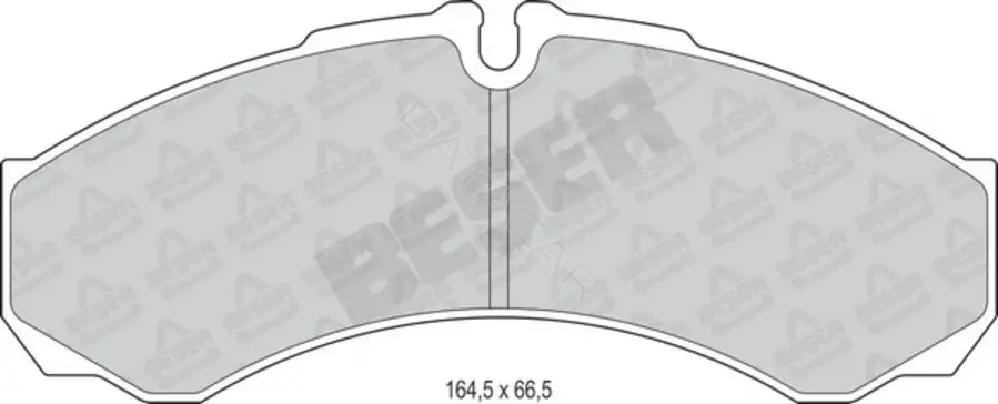 Тормозные колодки BESER 3575