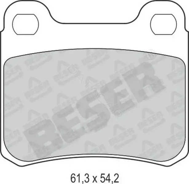 Тормозные колодки BESER 3611