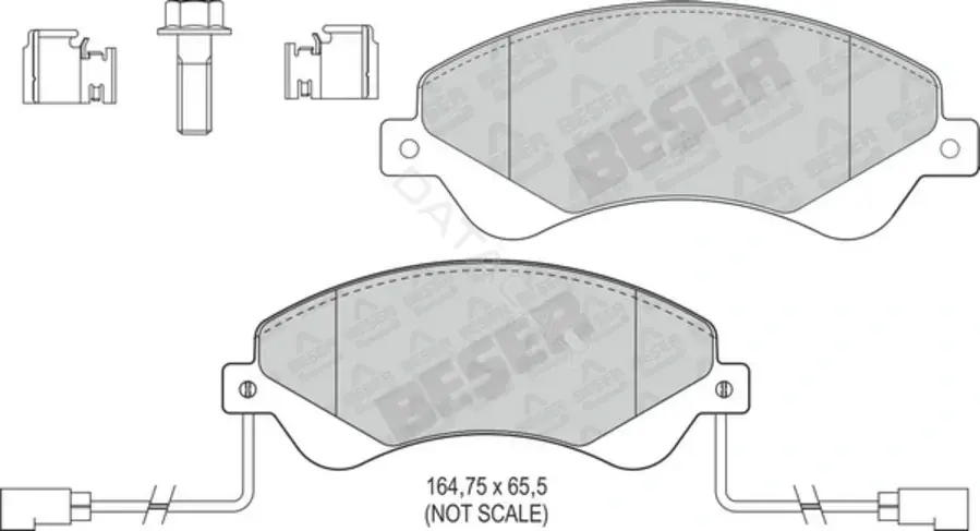 Тормозные колодки BESER 3920