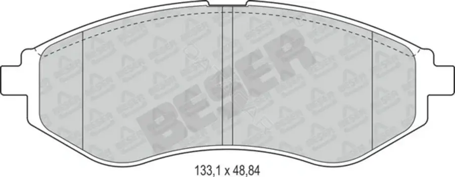 Тормозные колодки BESER 3951