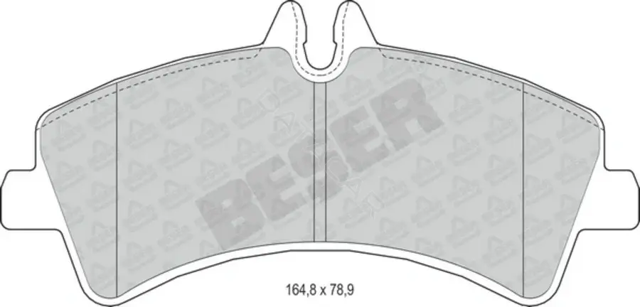 Тормозные колодки BESER 3963