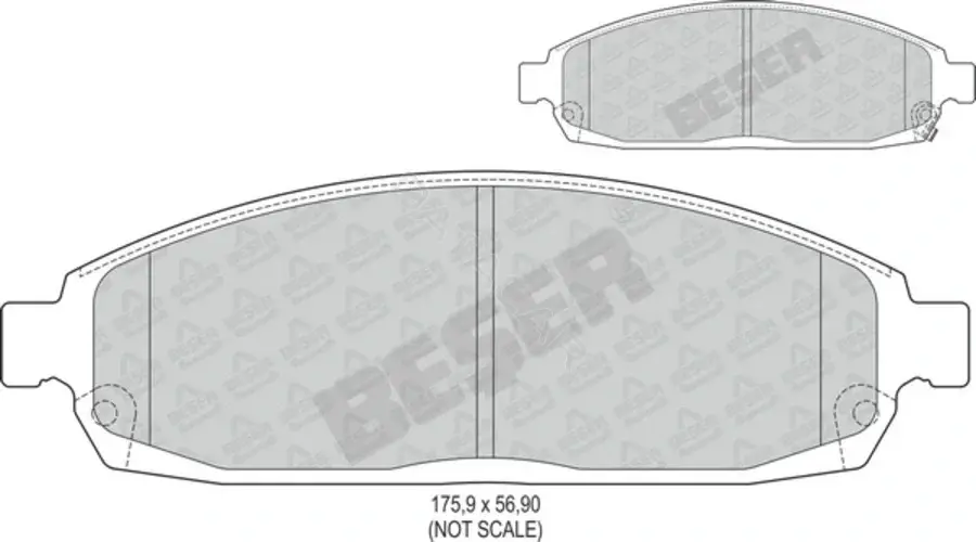 Тормозные колодки BESER 4016
