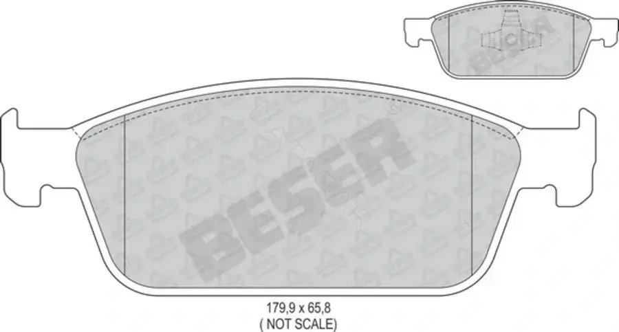 Тормозные колодки BESER 4226