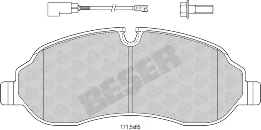 Тормозные колодки BESER 4351