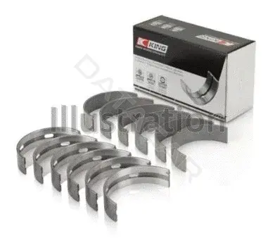 Вкладыши коренные KING MB624XA0.25