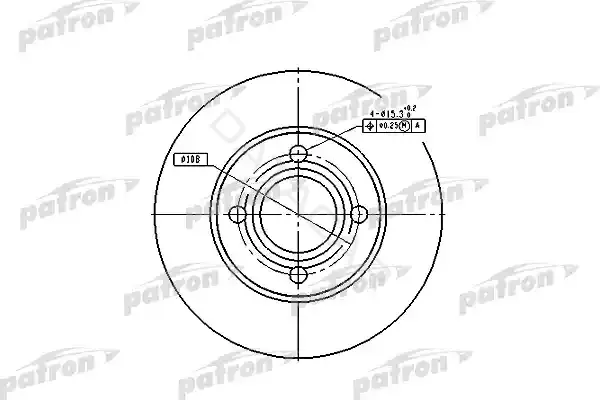 Тормозные диски PATRON PBD1521