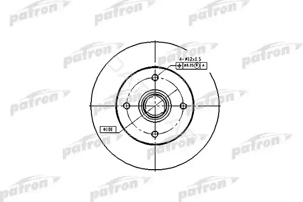 Тормозные диски PATRON PBD1529
