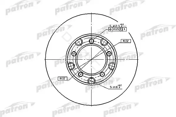 Тормозные диски PATRON PBD1577