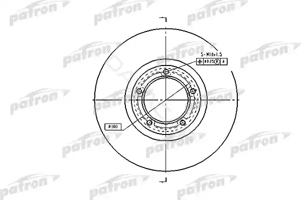Тормозные диски PATRON PBD1622